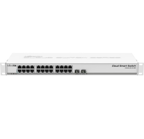 

Комутатор MikroTik Cloud Smart Switch CSS326-24G-2S+RM (CSS326-24G-2S+RM)