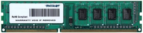 Акція на Память для ПК Patriot  DDR3 1600 4GB 1.35/1.5V (PSD34G1600L81) від MOYO