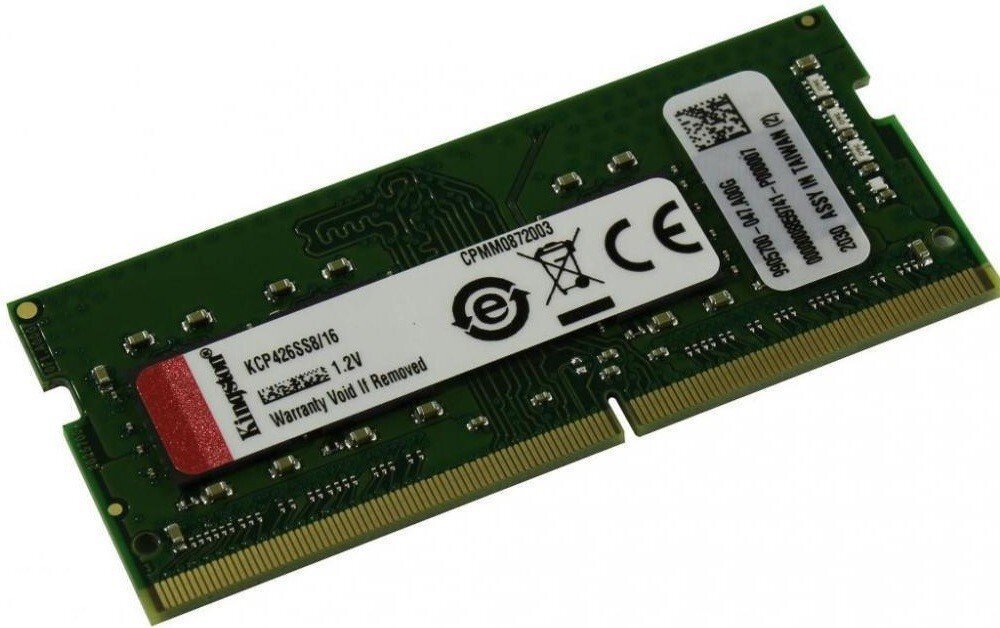 Память для ноутбука Kingston DDR4 2666 16GB SO-DIMM (KCP426SS8/16) фото1