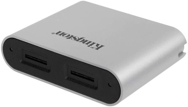 

Кардридер Kingston Workflow Dual-Slot microSDHC/SDXC UHS-II Card Reader (WFS-SDC)