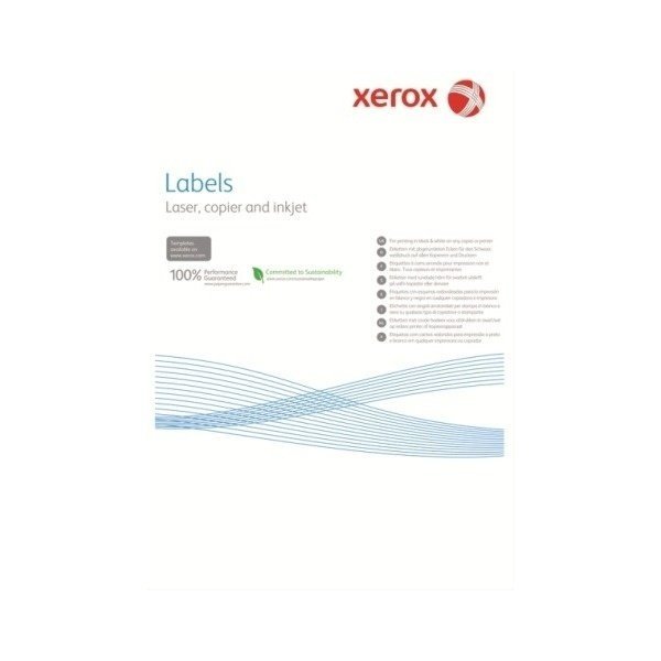 Наклейка Xerox Mono Laser 16UP (squared) 105x37mm 100л. (003R97407) фото 