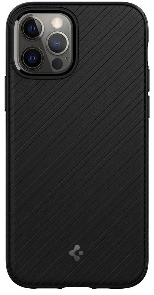  Чохол Spigen для Apple iPhone 12/12 Pro Mag Armor Black (ACS01865) фото
