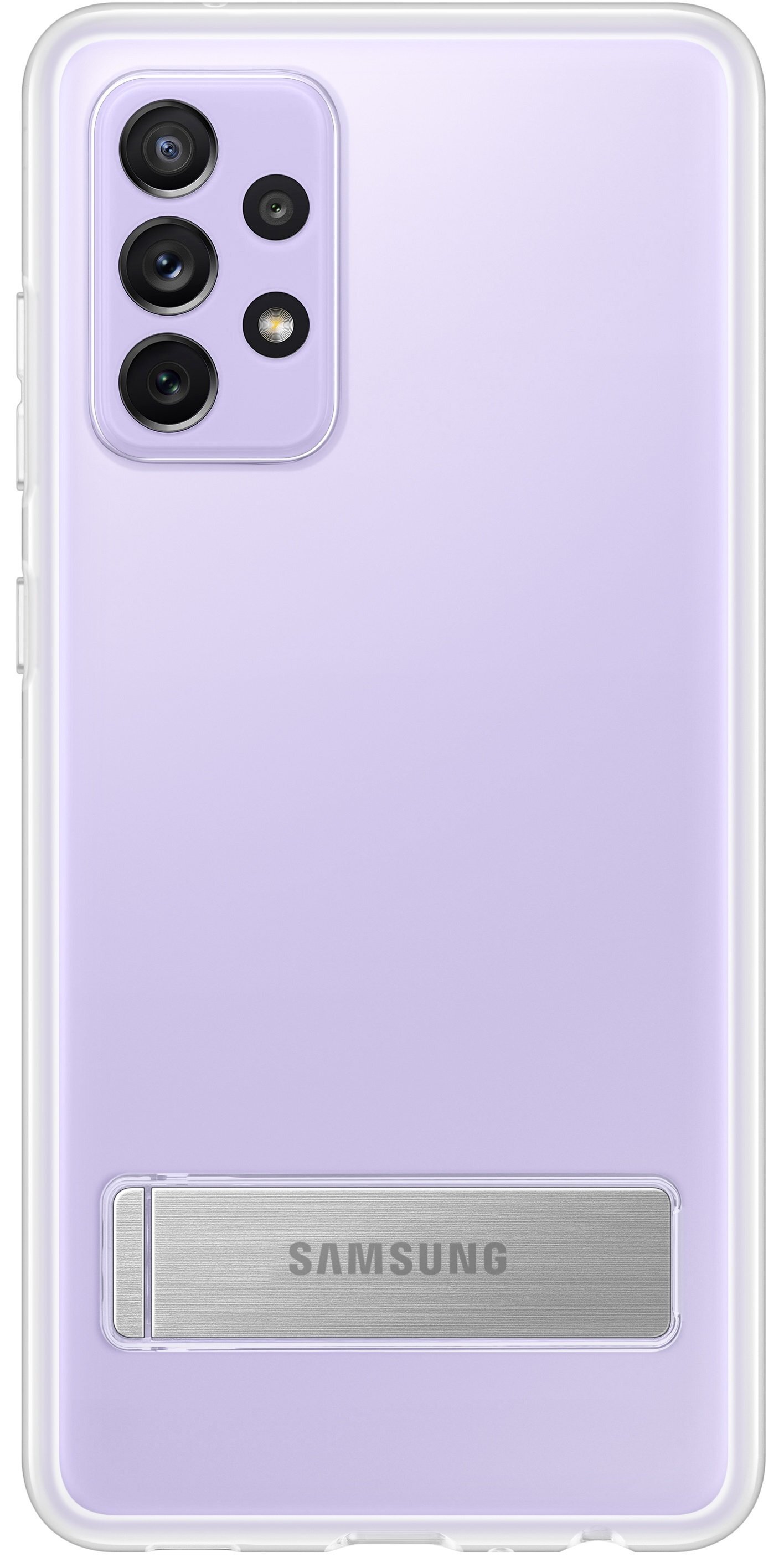 Чохол Samsung для Galaxy A72 Clear Standing Cover Transparent (EF-JA725CTEGRU)фото1