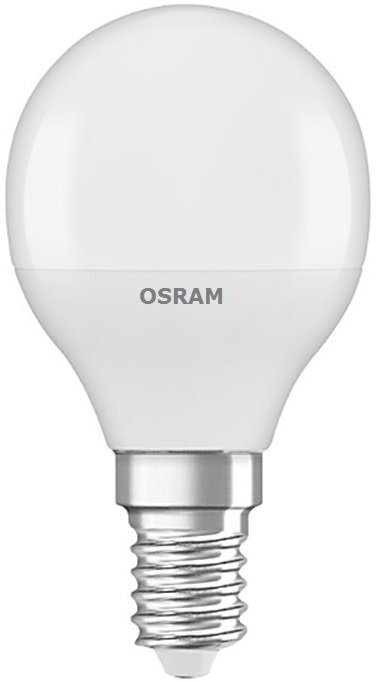 Светодиодная лампа Osram Led Star Р75 шарик 8W 806Lm 3000K E14 фото 