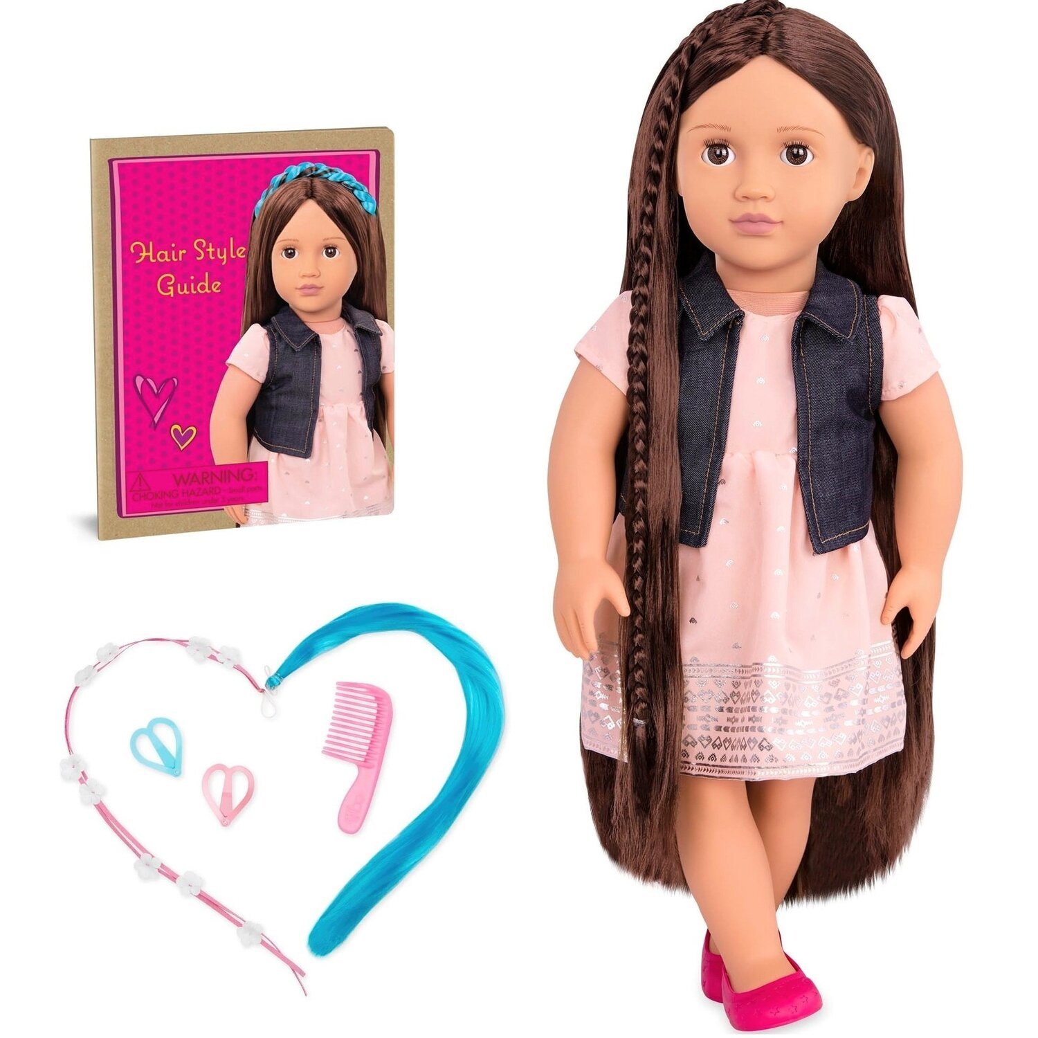 Кукла Our Generation Кейлин 46 см с растущими волосами, брюнетка BD31204Z фото 