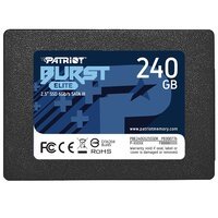 Твердотельный накопитель SSD 2.5" Patriot 240GB SATA TLC Burst Elite (PBE240GS25SSDR)