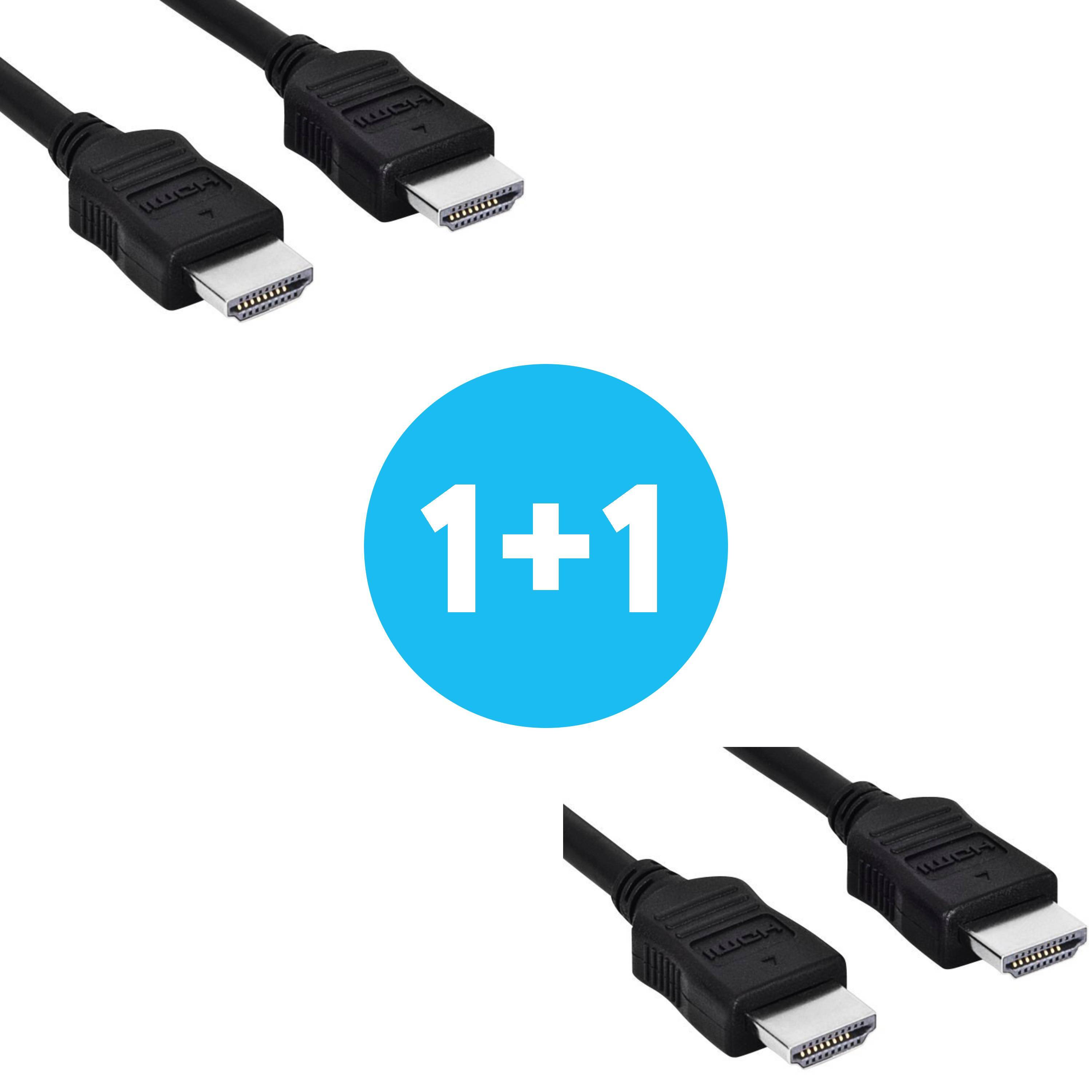 Кабель HDMI НАМА (AM/AM) 1.5m Black (00205000) фото 1