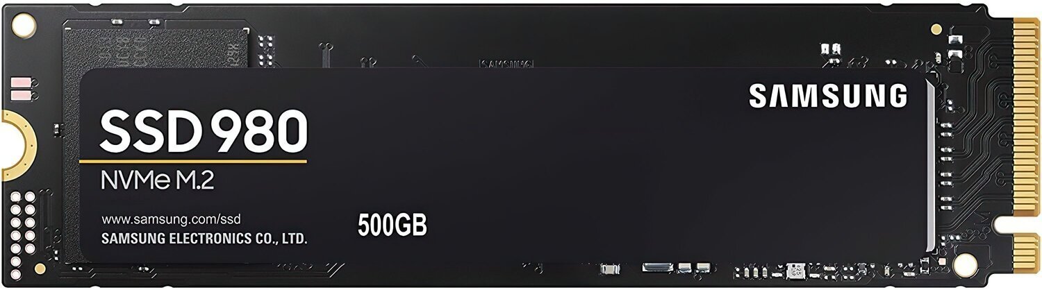 SSD накопитель M.2 Samsung 980 500GB NVMe PCIe Gen 3.0 x4 2280 (MZ-V8V500BW) фото 