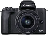 Фотоаппарат CANON EOS M50 Mark II + 15-45 мм f/3.5-6.3 IS STM + SB130 + 16GB SD (4728C058)