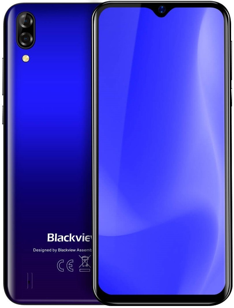 Смартфон Blackview A60 2/16Gb DS Blue OFFICIAL UAфото