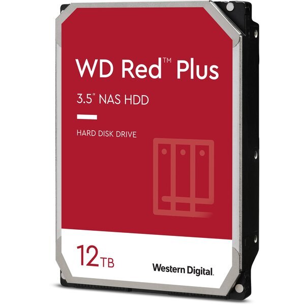 

Жесткий диск внутренний WD 3.5" SATA 3.0 12TB 7200 256MB Red Plus NAS (WD120EFBX)