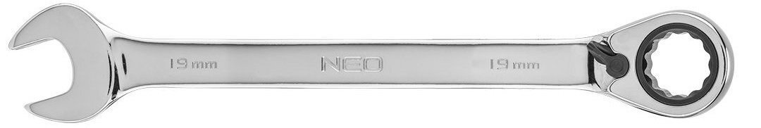 Ключ комбинированный NEO, с трещеткой, 19 мм (09-331) фото 