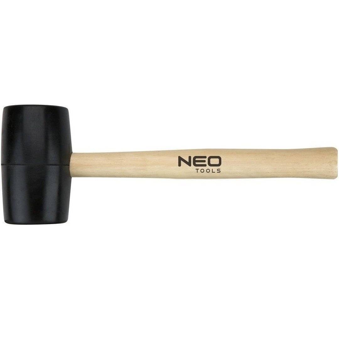 Киянка резиновая Neo Tools 58 мм, 450 г, рукоятка деревянная (25-062) фото 1