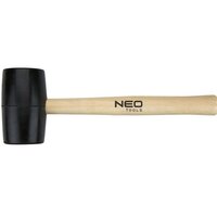 Киянка гумова Neo Tools 63 мм, 680 г, руків`я дерев`яна (25-063)