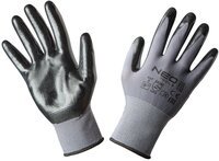 Перчатки Neo Tools рабочие, нейлон с покрытием нитрил, размер 9