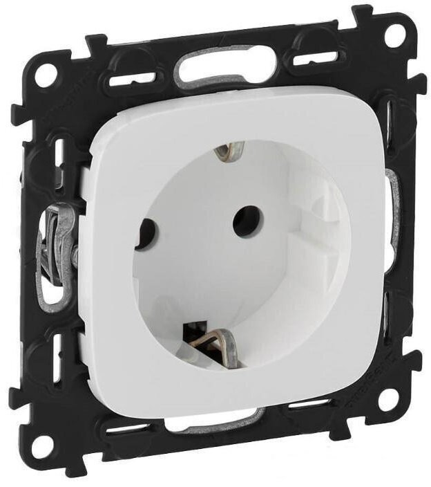 Розетка Valena ALLURE Schuko 16А 250В (753720)фото1
