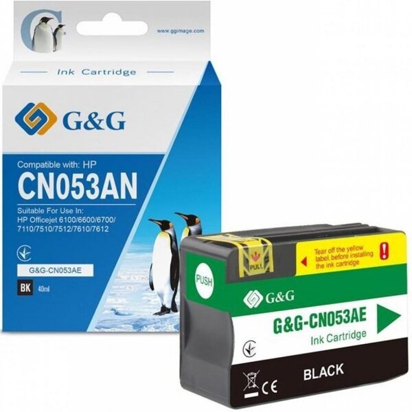 

Картридж G&G для HP No.932 XL OJ 6700/7612 Premium Black (G&G-CN053AE)