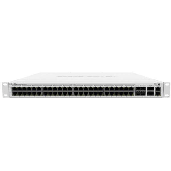 

Коммутатор MikroTik CRS354-48P-4S+2Q+RM 48xGE PoE, 4xSFP+, 2xQSFP+ 40Gbit, 802.3af/at 700W