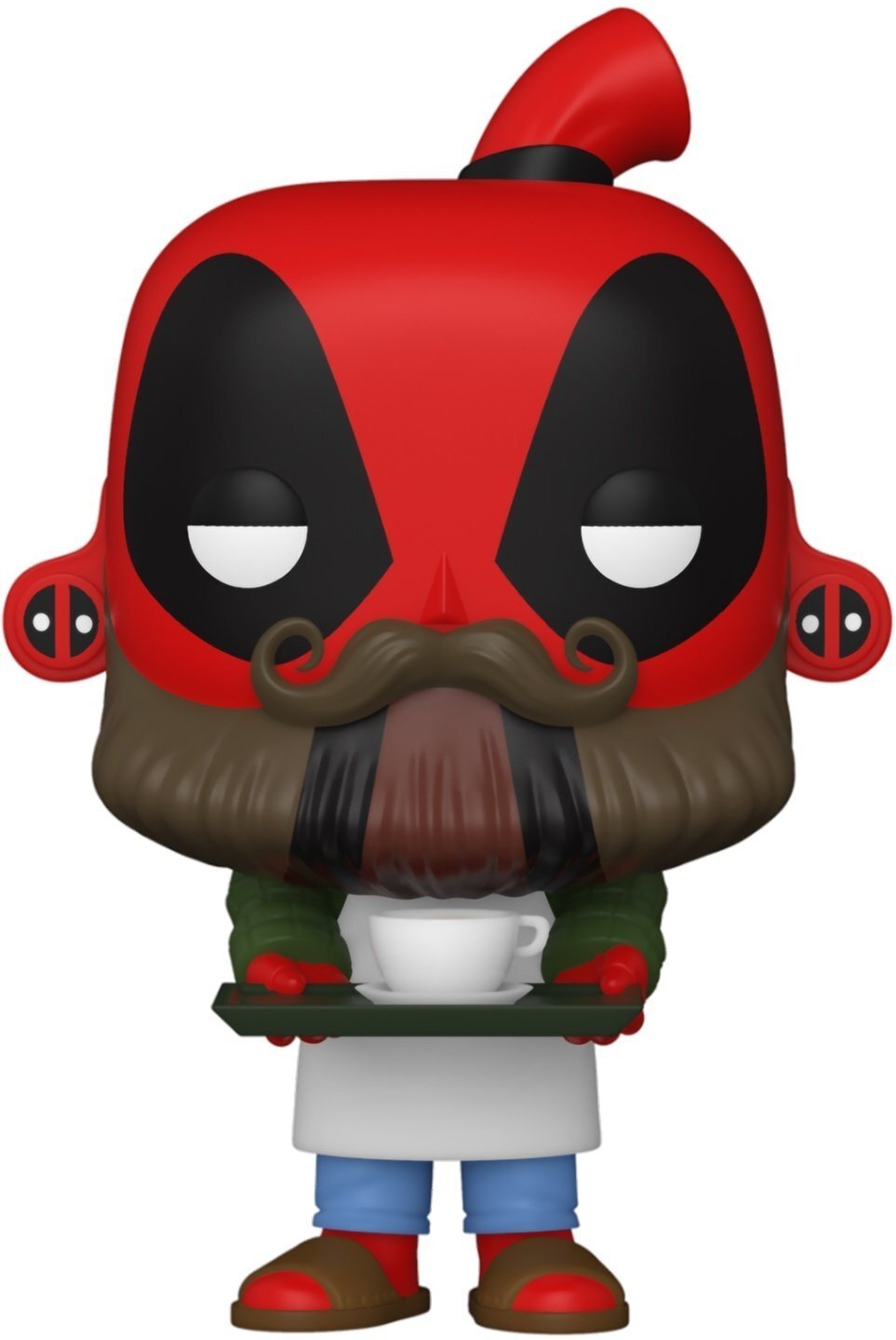 Колекційна фігурка Funko POP! Bobble Marvel Deadpool 30th Coffee Barista (FUN2549960)фото