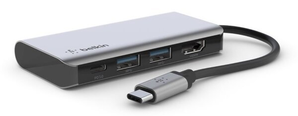 Адаптер Belkin USB-C 4in1 Multiport Dock (AVC006BTSGY)