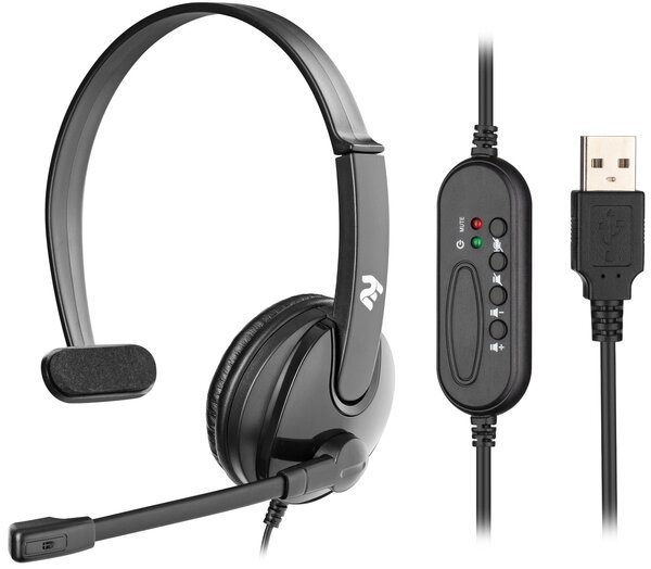 Гарнитура 2E CH12MU Mono On-Ear USB (2E-CH12MU)