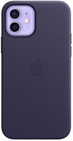 Чохол Apple для iPhone 12/12 Pro Leather Case with MagSafe Deep Violet (MJYR3ZE/A)