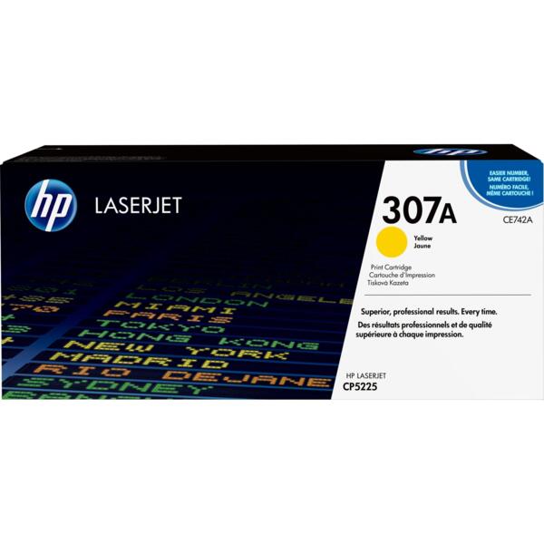 

Картридж лазерный HP CLJ CP5220 series yellow (CE742A)