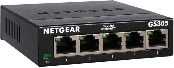 Коммутатор NETGEAR GS305 5xGE, неуправляемый