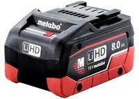 Аккумуляторный блок Metabo 18 В, 8,0 А·ч, LiHD (625369000)