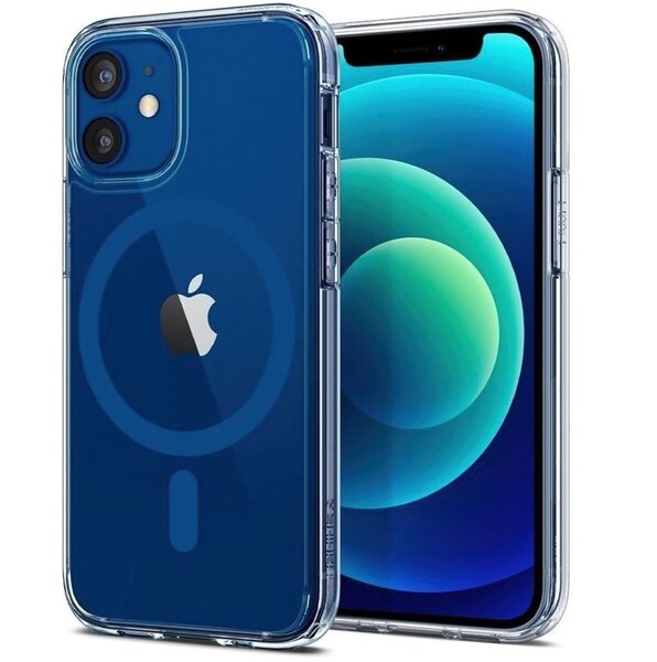 Акція на Чехол Spigen для iPhone 12/12 Pro Ultra Hybrid Mag Safe Blue (ACS02627) від MOYO