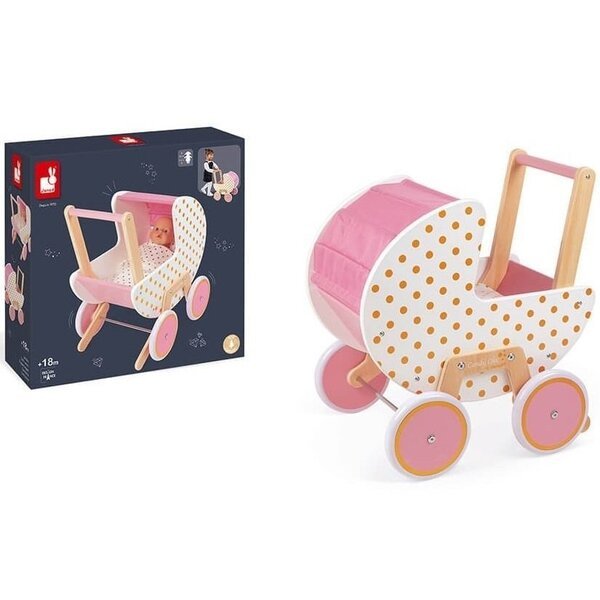 

Коляска Janod Candy Chic для кукол J05886