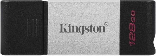 Акція на Накопитель Kingston DT80 USB-C 3.2 128GB (DT80/128GB) від MOYO