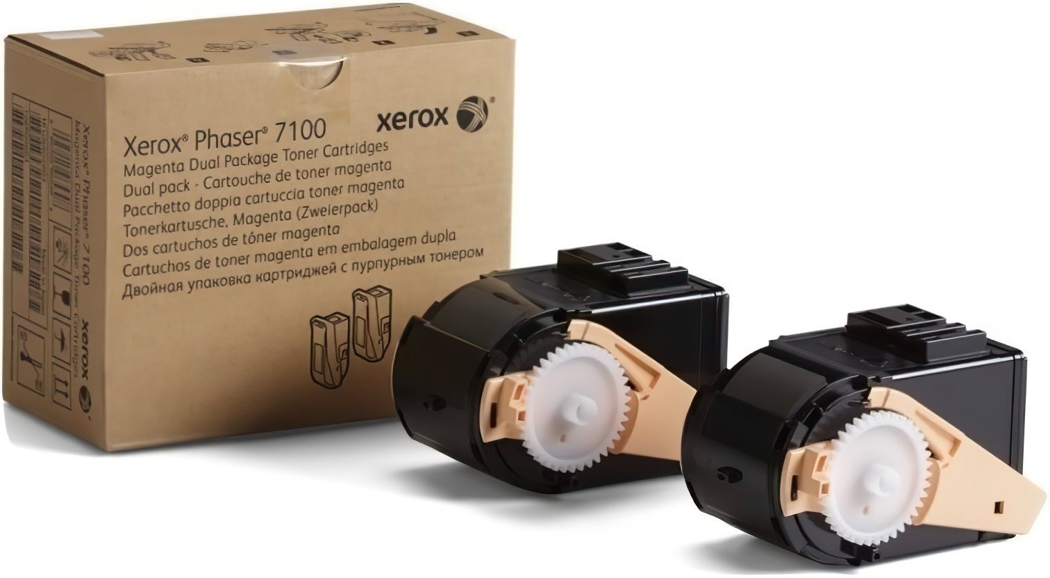 Тонер-картридж лазерный Xerox PH7100 Magenta,Max (106R02610) фото 1