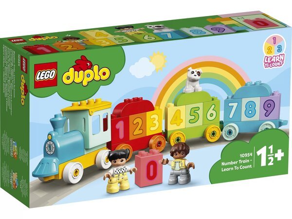 Акція на LEGO 10954 DUPLO My First Поезд с цифрами — учимся считать від MOYO