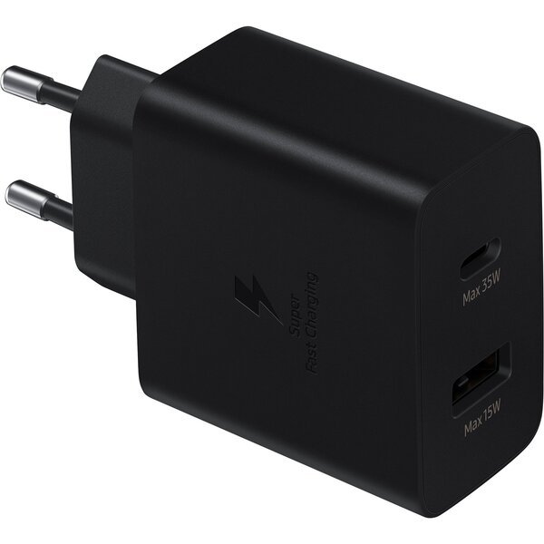 Сетевое зарядное устройство Samsung EP-TA220NBEGRU 35W Wall Charger Duo ...