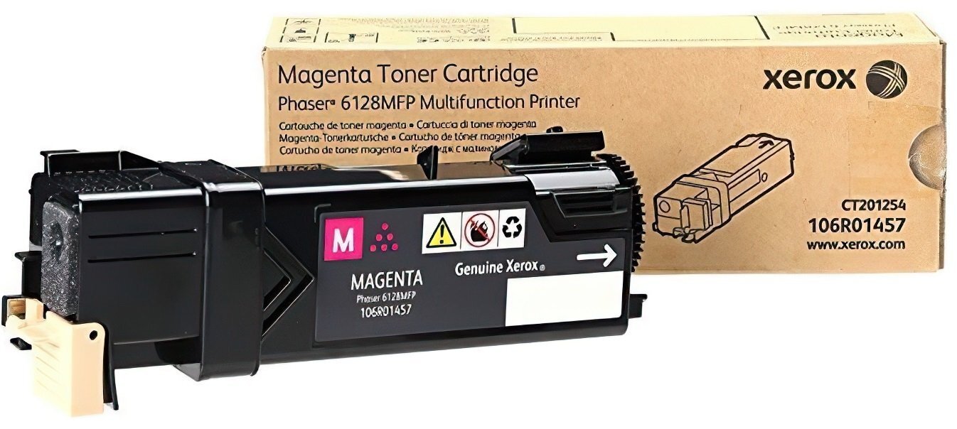 Тонер-картридж лазерный Xerox PH6128 Magenta (106R01457) фото 