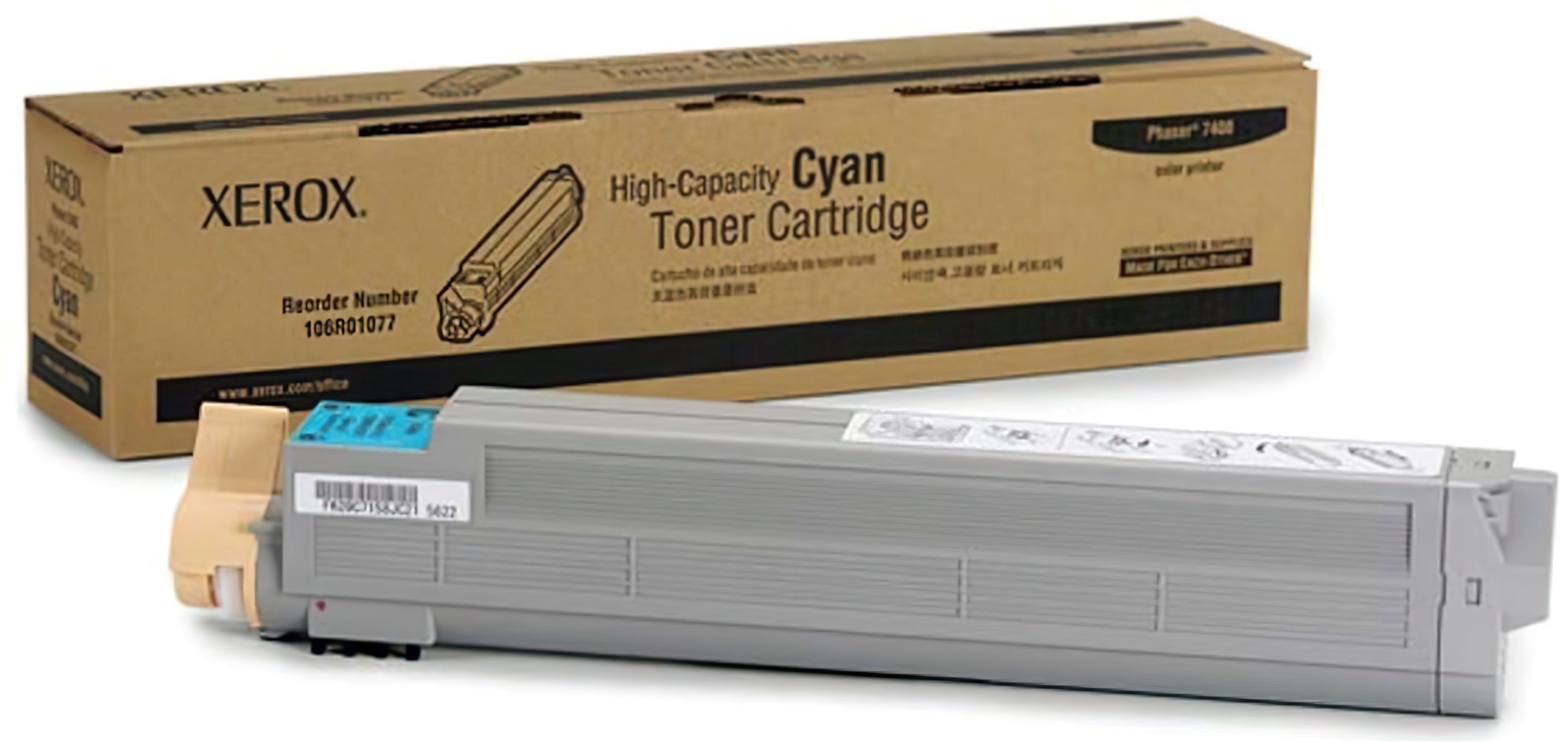 Тонер-картридж лазерный Xerox PH7400 Cyan,Max (106R01077) фото 1