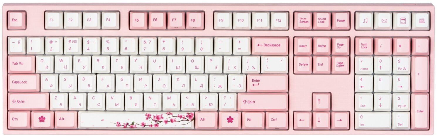 Игровая клавиатура Varmilo MA108M Sakura, EC Sakura V2 (MA108MO2W/WP88RA) фото 