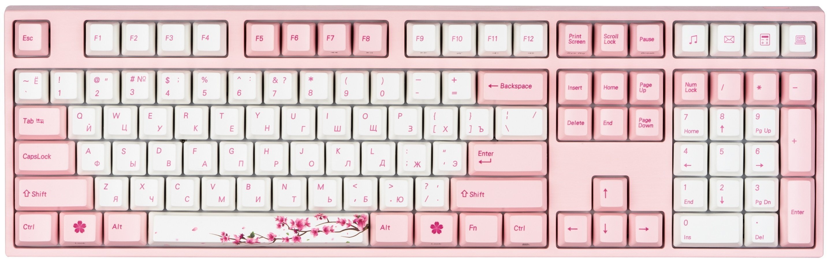 Игровая клавиатура Varmilo MA108M Sakura, EC Sakura V2 (MA108MO2W/WP88RA) фото 1