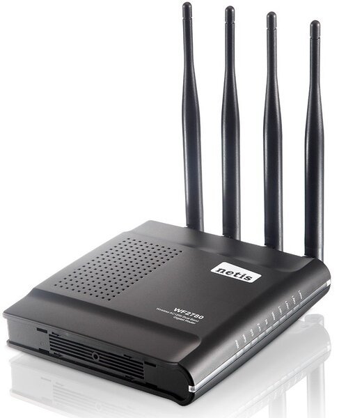 

Маршрутизатор Netis WF2780 AC1200, 4xGE LAN, 1xGE WAN, 4x внешн. ант.