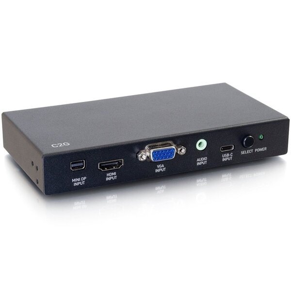 Акція на HDMI сплитер C2G HDMI на USB-C, HDMI, Mini Displayport, VGA (CG81850) від MOYO
