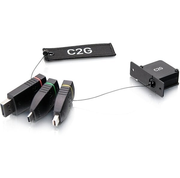 Акція на Комплект переходников retractable C2G Adapter Ring HDMI на mini DP DP USB-C (CG84270) від MOYO