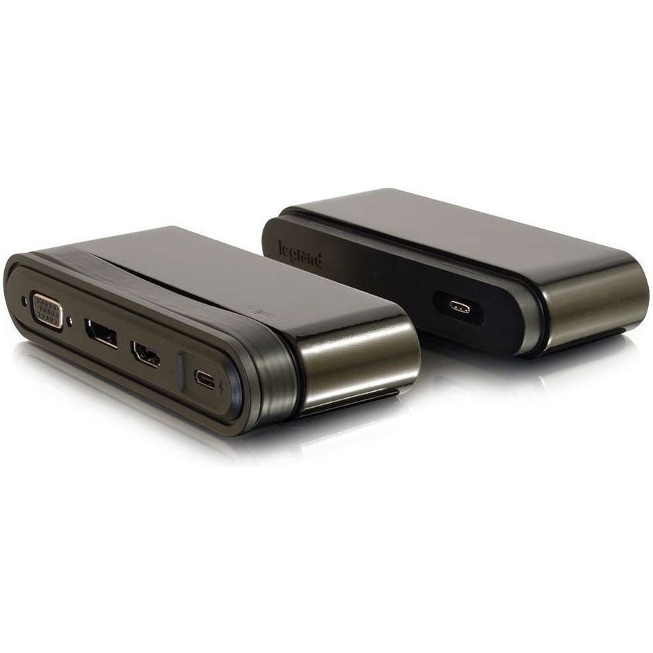 USB хаб C2G USB-C на HDMI, DP, VGA, USB, Power Delivery до 65W (CG82392) фото 