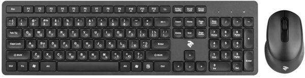 

Беспроводной комплект мышь+клавиатура 2Е MK420 WL Black (2E-MK420WB)