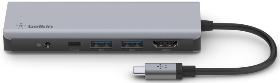 USB хаб Belkin USB-C 7in1 Multiport Dock (AVC009btSGY) фото 