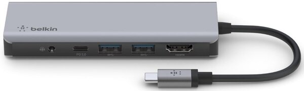 Акція на USB хаб Belkin USB-C 7in1 Multiport Dock (AVC009btSGY) від MOYO