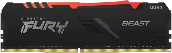 

Память для ПК Kingston DDR4 3200 16GB Kingston FURY Beast RGB (KF432C16BBA/16)