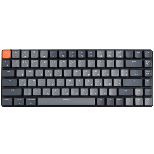 Акція на Клавиатура Keychron K3 84 keys, Low Profile Hot-Swap Optical RGB, Blue (K3E2_Keychron) від MOYO