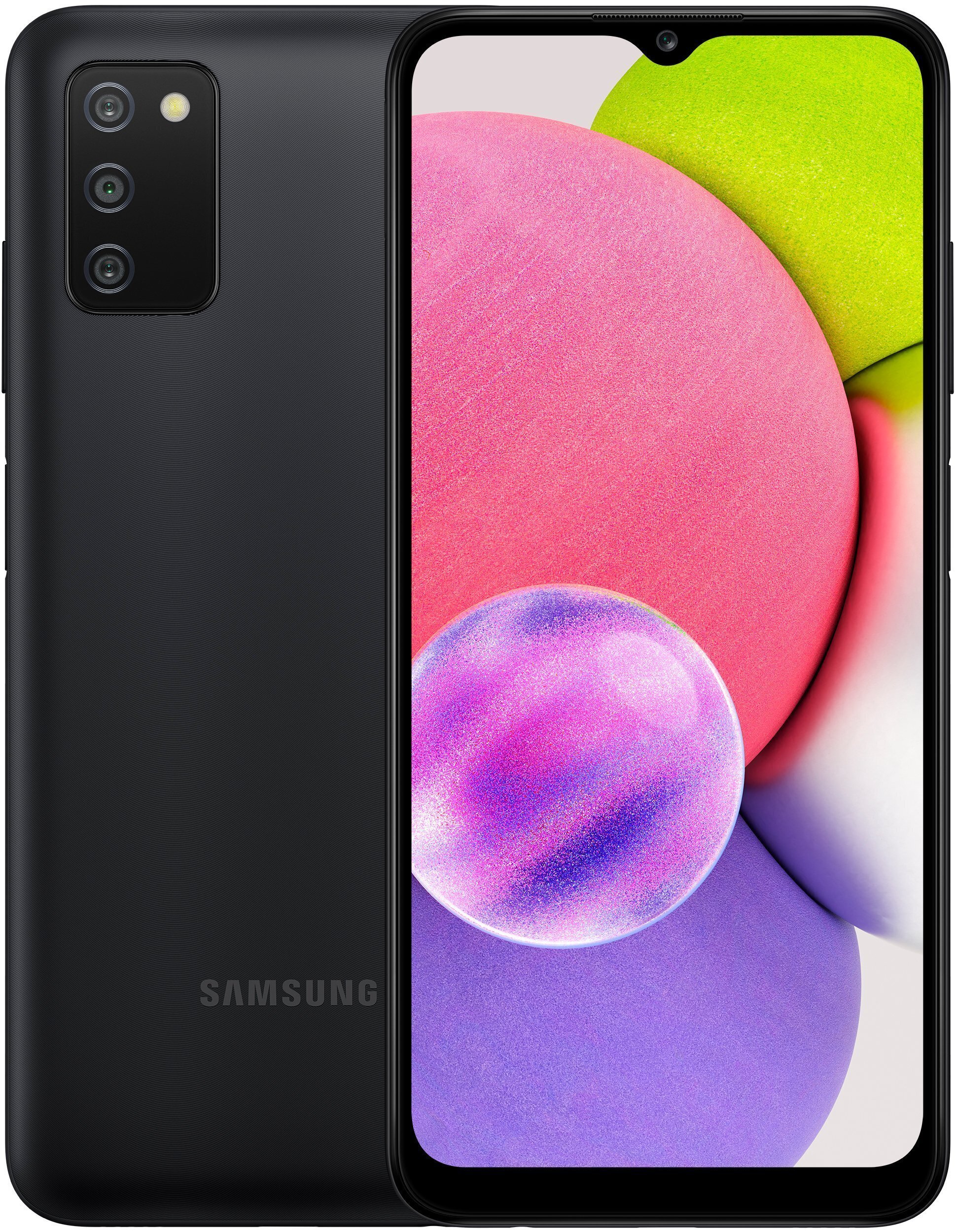Смартфон Samsung Galaxy A03s 4/64Gb Black фото 1