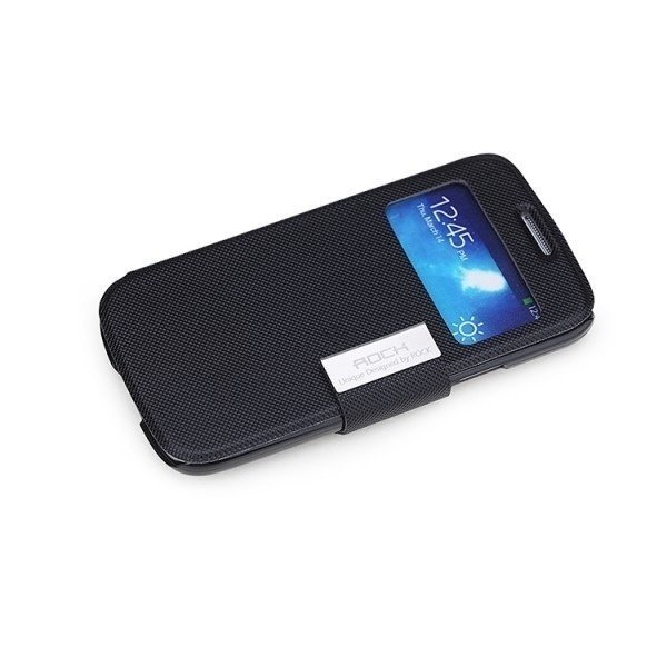 Сумка к мобильным телефонам Rock для Samsung S4 Mini i9192 flexible series black фото 